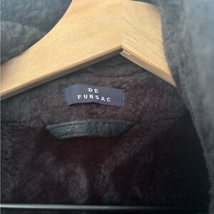 De Fursac Dark Green Fur Coat